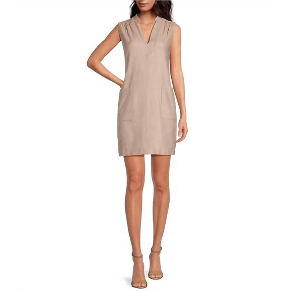 NEW TRINA TURK suntan dress in beige - Picture 1 of 2